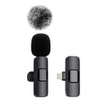 Microphone Lavalier sans fil pour iPhone et Android, mini micro statique, audio et vidéo, ordinateur portable, jeux en direct, téléphone portable, nouveau