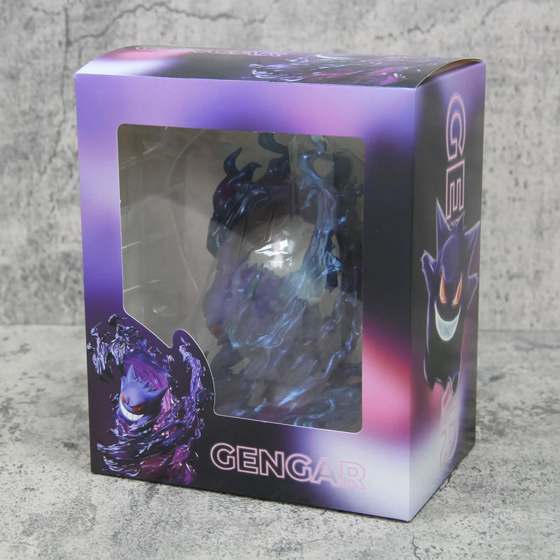 19cm Pokemon Gengar Anime Figure fantôme griffe figurine jeu Statue PVC à collectionner Kawaii modèle cadeaux bureau décor poupées jouets