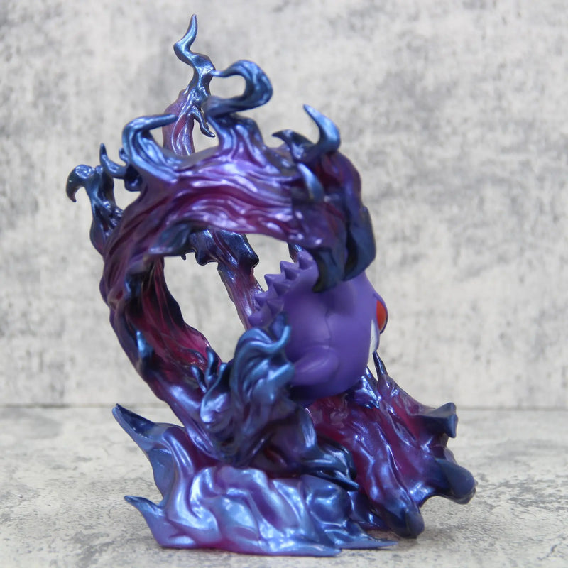 19cm Pokemon Gengar Anime Figure fantôme griffe figurine jeu Statue PVC à collectionner Kawaii modèle cadeaux bureau décor poupées jouets