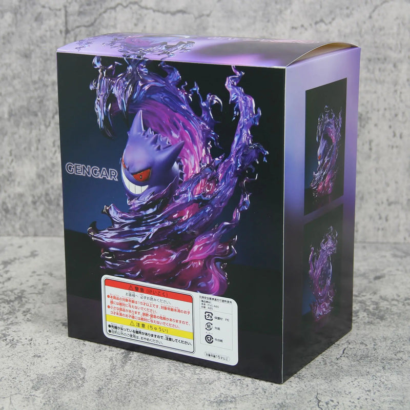 19cm Pokemon Gengar Anime Figure fantôme griffe figurine jeu Statue PVC à collectionner Kawaii modèle cadeaux bureau décor poupées jouets