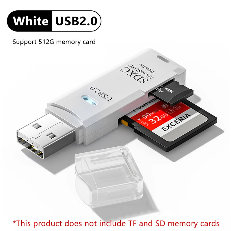 Lecteur de carte USB 3.0 2 en 1