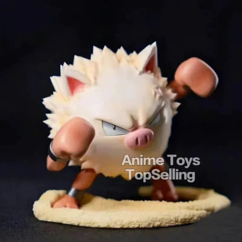 Figurine Pokemon de dessin animé Primeape, 7cm/2,76 pouces, Collection de statues en Pvc, modèles de jouets, cadeaux