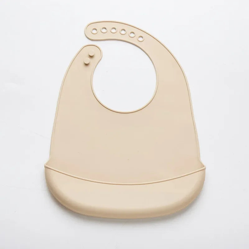 Bavoir bébé réglable imperméable bavoirs bébés doux comestible Silicone nouveau-né salive dégoulinant serviette bave enfants écharpe sans BPA