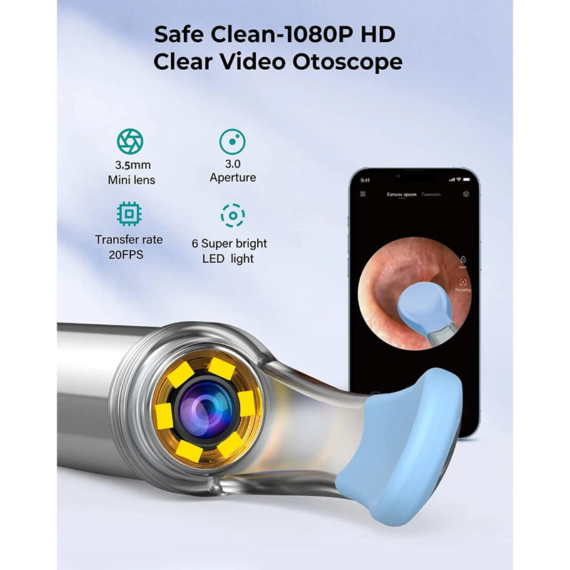 Bebird R1 + R3 T15 M9S nettoyeur d'oreille visuel intelligent Otoscop