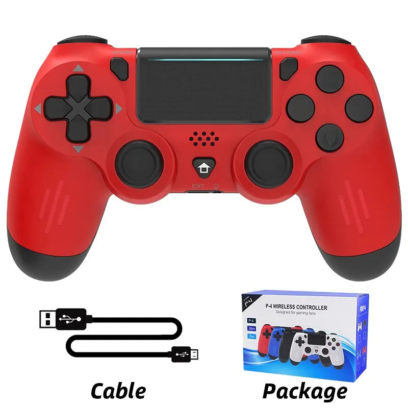 DATA FROG-Manette de jeu sans fil compatible Bluetooth, manette de jeu pour PS4