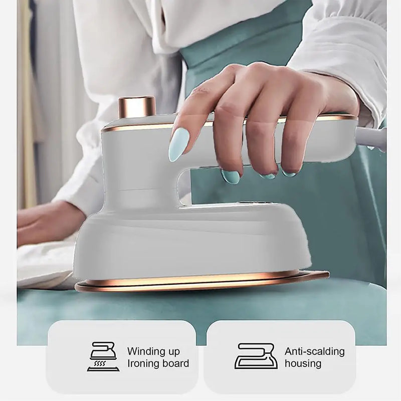 Mini Défroisseur Vapeur pour Vêtements Secs, Fer à Repasser Portable pour le Ménage