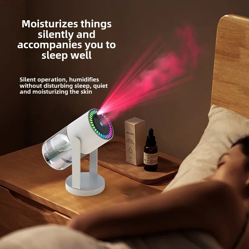 Dispositif de Projection d'étoiles, humidificateur d'air ultrasonique USB pour voiture, nébuliseur hydratant domestique