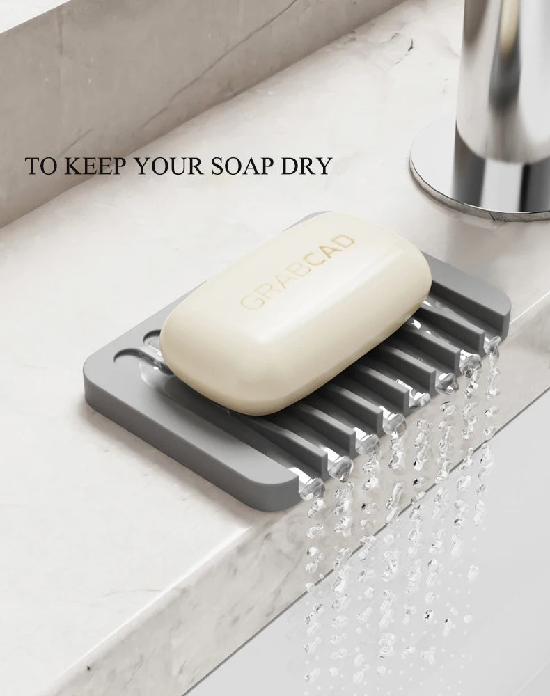 Porte-savon en Silicone auto-goutant- livraison gratuite