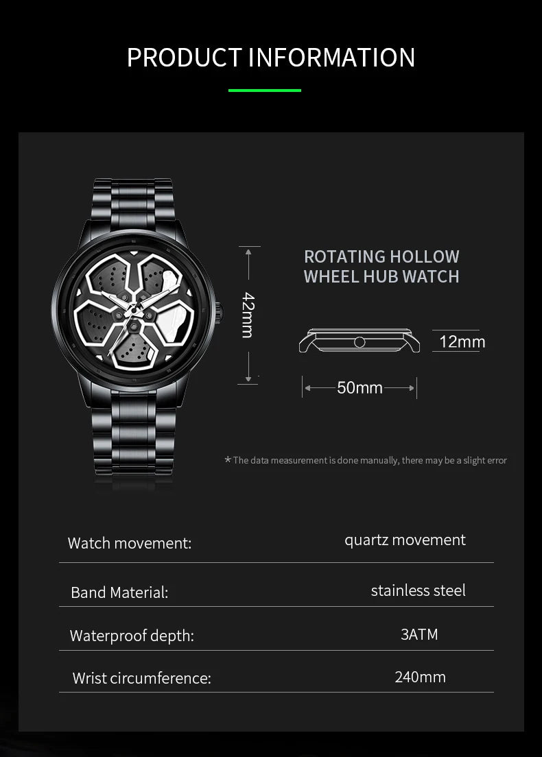 Reloj Hombre Mi montre de voiture hommes