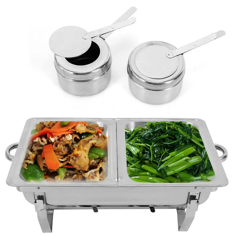 Poêle pliant en acier inoxydable pour Buffet, 7,5 l