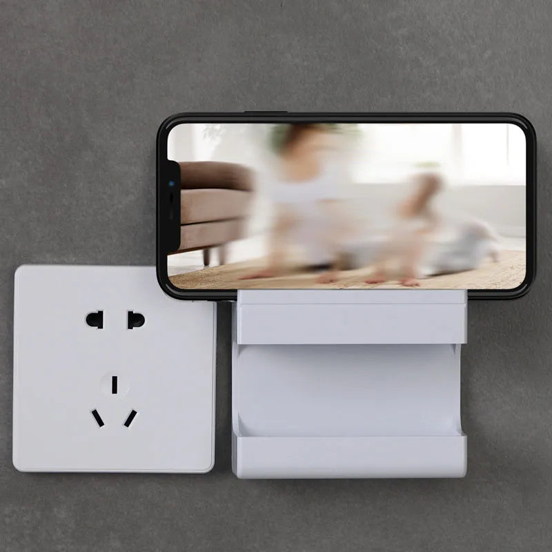 Organisateur mural multifonctionnel pour télécommandes et téléphones mobiles