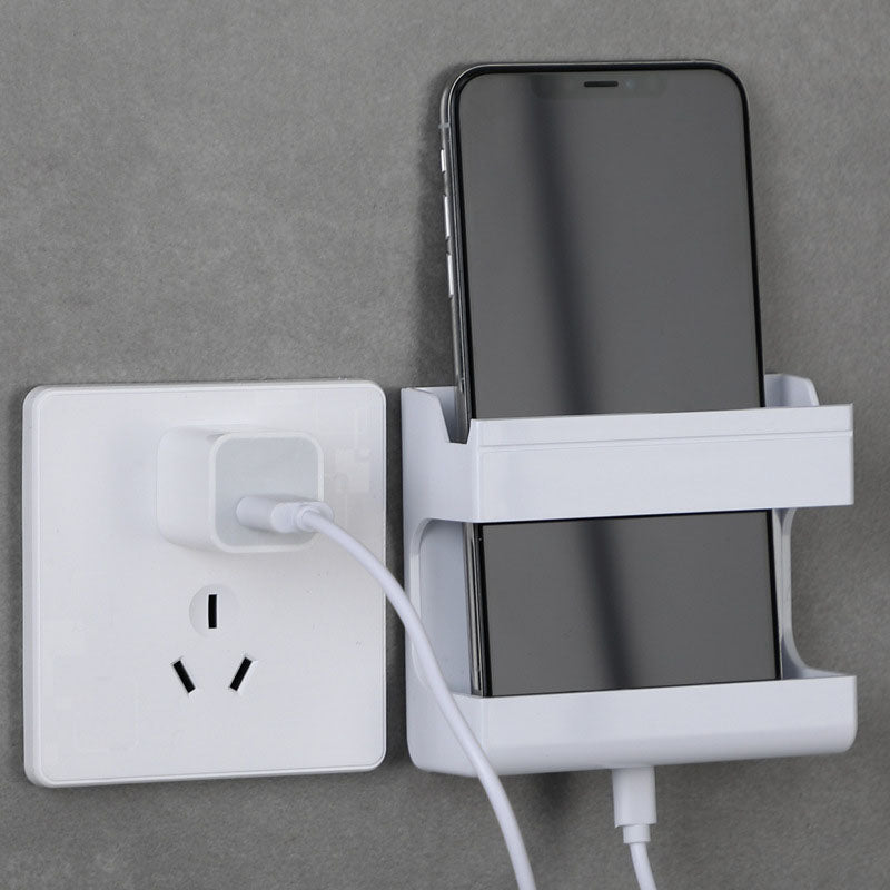 Organisateur mural multifonctionnel pour télécommandes et téléphones mobiles