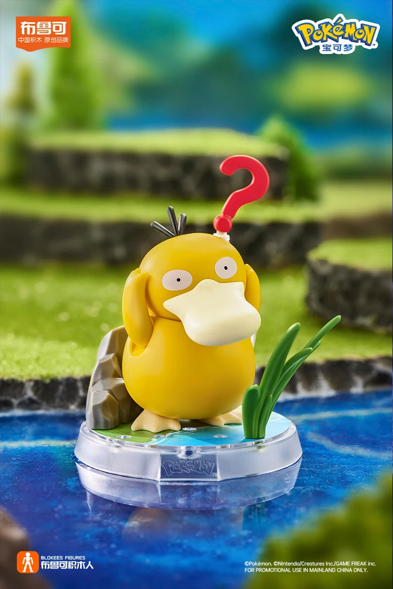 BLOKEES Original POKEMON blocs de construction Pikachu Charmander Psycanard Sprigatito Eevee Lucario Pokémon figurine jouets cadeau