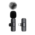 Microphone Lavalier sans fil pour iPhone et Android, mini micro statique, audio et vidéo, ordinateur portable, jeux en direct, téléphone portable, nouveau