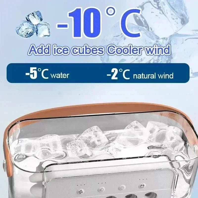 3 en 1 nouveau ventilateur climatiseur ménage petit refroidisseur d'air LED