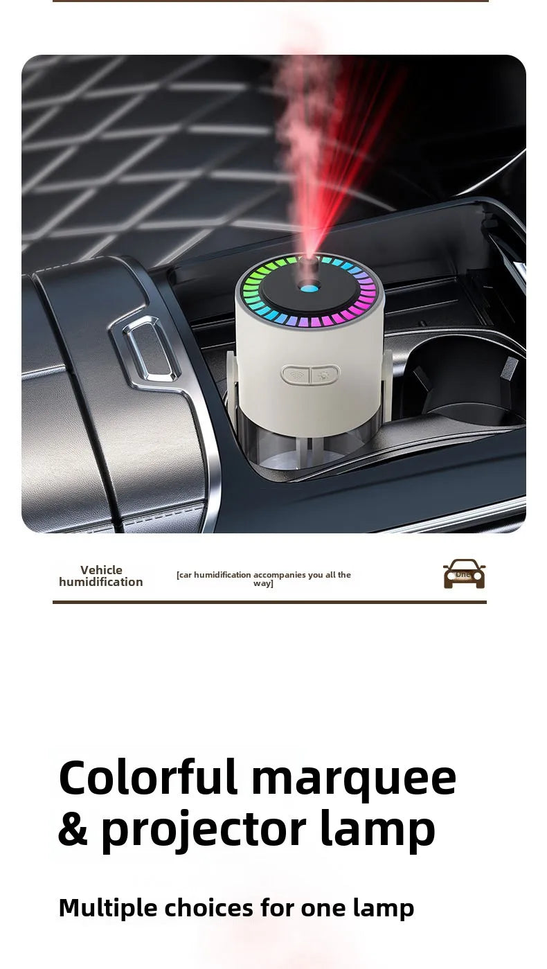 Dispositif de Projection d'étoiles, humidificateur d'air ultrasonique USB pour voiture, nébuliseur hydratant domestique