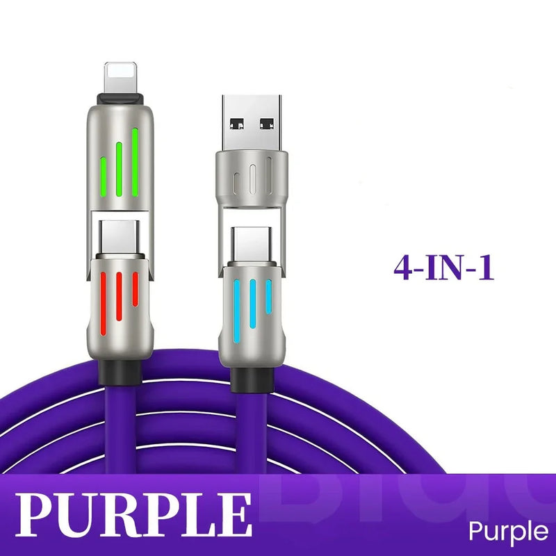 Câble de Charge rapide en Silicone USB