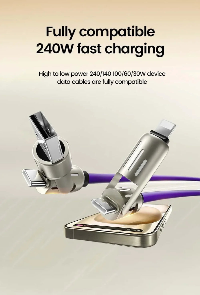 Câble de Charge rapide en Silicone USB