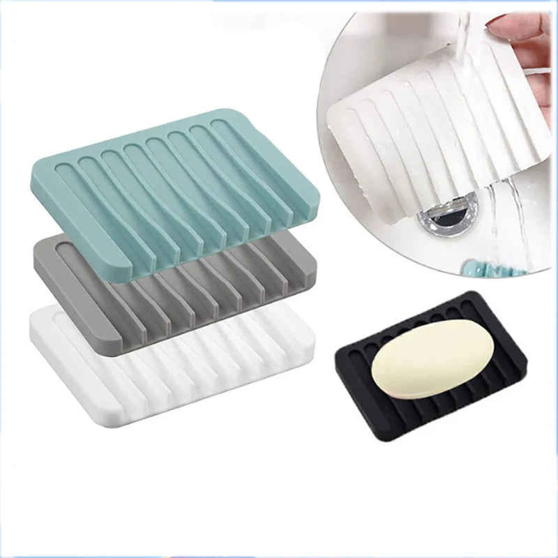 Porte-savon en Silicone auto-goutant- livraison gratuite
