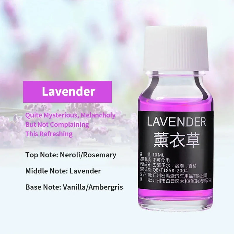 18 saveurs huiles essentielles pour diffuseur d'arôme humidificateur d'air maison soluble dans l'eau 10ml désodorisant parfums huile de parfum parfum