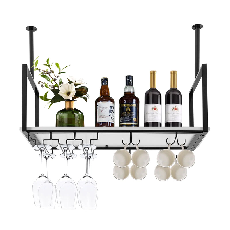 Présentoir à vin au plafond pour bar, verre à vin T1, porte-vin HI, verres à pied, gobelet, cuisine, restaurant, 73