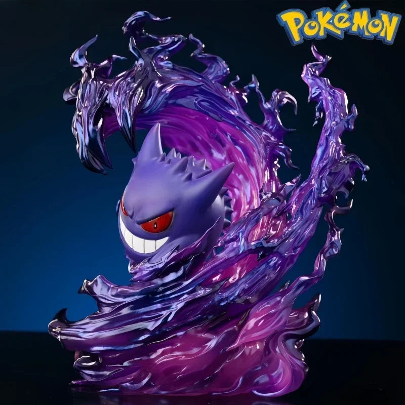 19cm Pokemon Gengar Anime Figure fantôme griffe figurine jeu Statue PVC à collectionner Kawaii modèle cadeaux bureau décor poupées jouets
