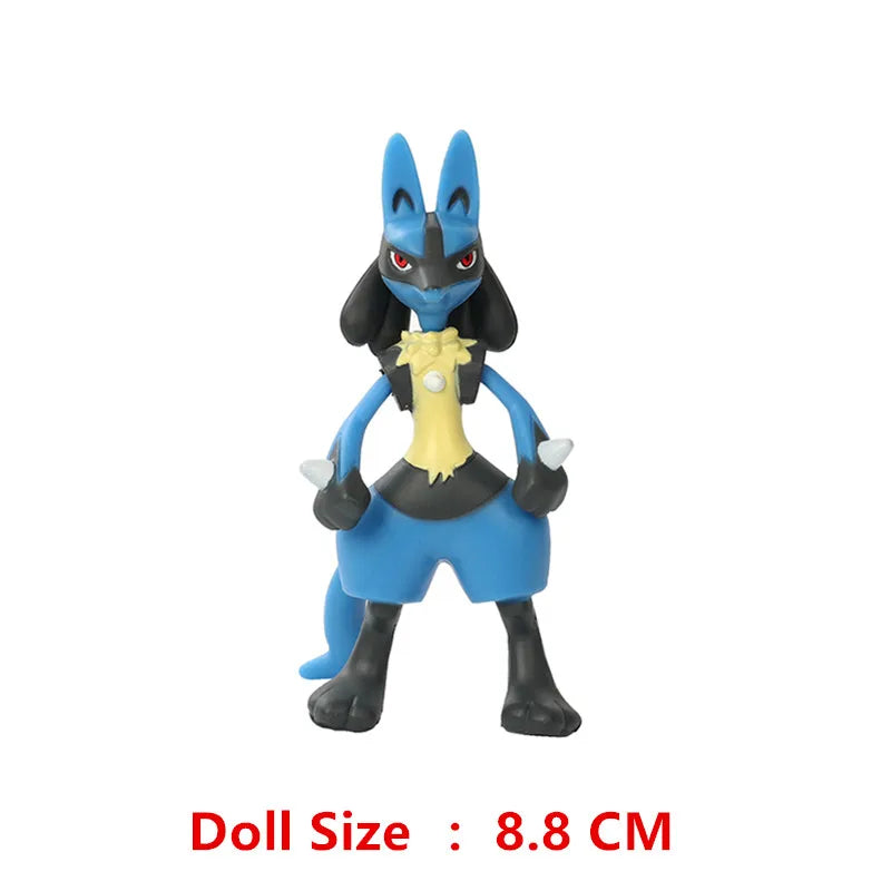 Pokemon 4-13Cm nouveaux dessins animés film figurine Pikachu Mewtwo Charmander Blastoise Gurado modèle d'action pour animaux de compagnie jouet cadeaux