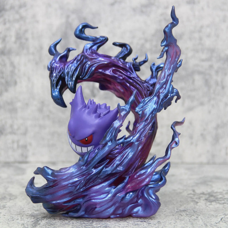19cm Pokemon Gengar Anime Figure fantôme griffe figurine jeu Statue PVC à collectionner Kawaii modèle cadeaux bureau décor poupées jouets