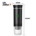 Machine à café expresso électrique Portable sans fil, pour voiture et maison, Camping, 3 en 1, capsules de poudre, cafetière de voyage