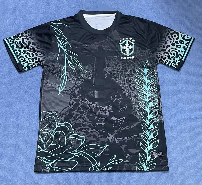 BRAZILS Brésil Football Shirt 2025 City Edition Hommes et Femmes Entraînement Football Chemise 3D Imprimé Séchage Rapide Respirant T-shirt