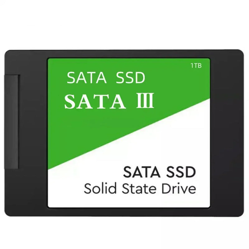 Disque dur 1 à 2 vers disque dur SSD haute vitesse, disque SSD interne SATA3 2,5 pouces 4 vers TLC 500 Mbps pour ordinateur portable et de bureau