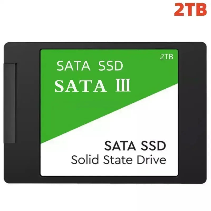Disque dur 1 à 2 vers disque dur SSD haute vitesse, disque SSD interne SATA3 2,5 pouces 4 vers TLC 500 Mbps pour ordinateur portable et de bureau