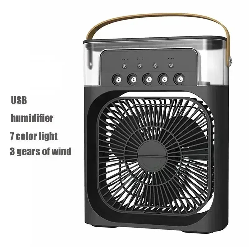 3 en 1 nouveau ventilateur climatiseur ménage petit refroidisseur d'air LED