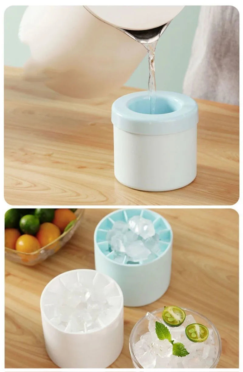 Moule à glaçons rond en Silicone