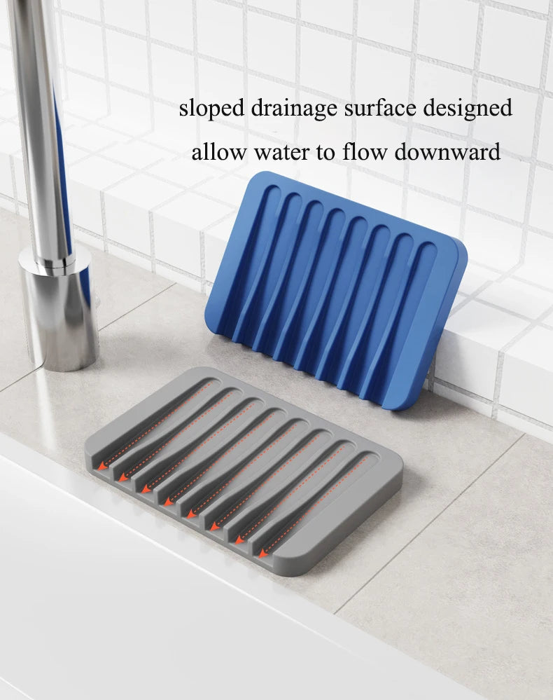 Porte-savon en Silicone auto-goutant- livraison gratuite