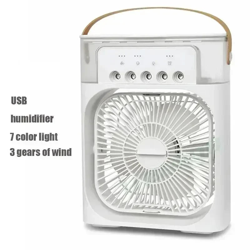 3 en 1 nouveau ventilateur climatiseur ménage petit refroidisseur d'air LED