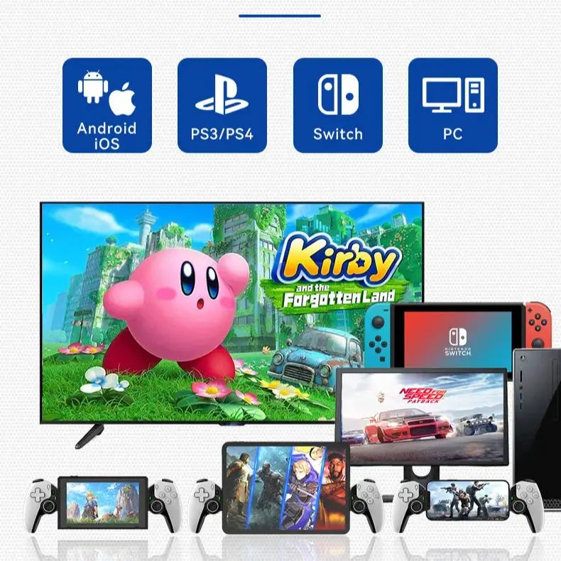 Manette de jeu télescopique pour téléphone portable D9, pour Android IOS PS3 PS4 Switch ios avec Turbo/6 axes/Vibration