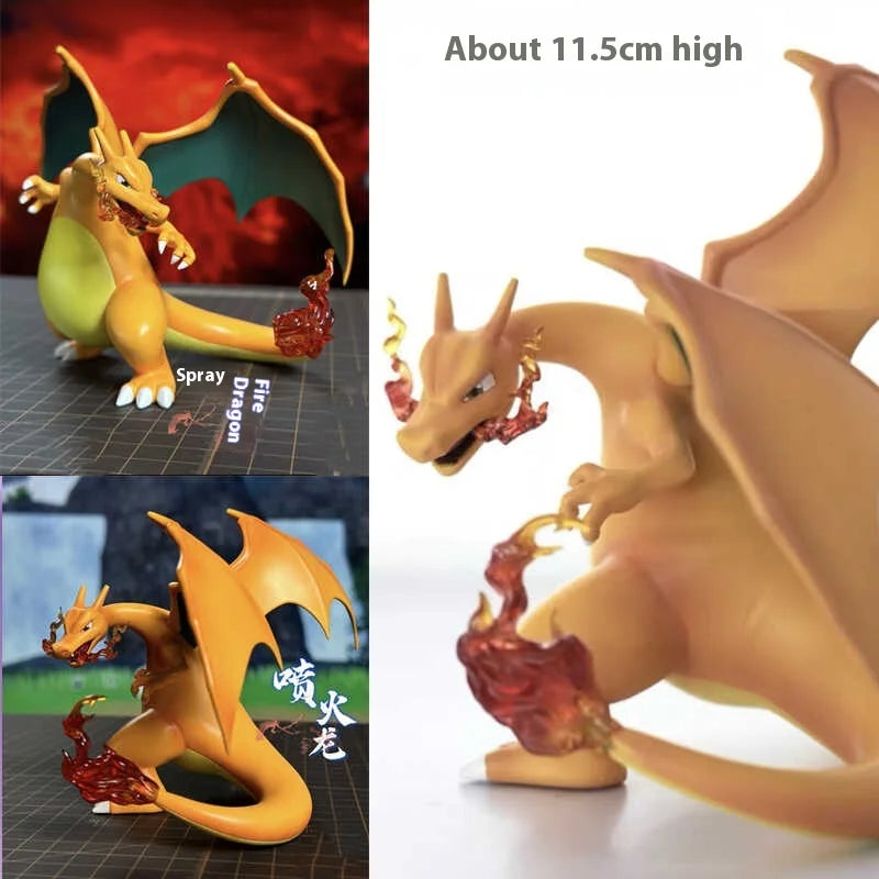 Figurines Pokemon Gk Charizard dinosaure de feu, modèle d'action en Pvc, Collection de bureau, poupée de décoration, jouet pour enfant, cadeau