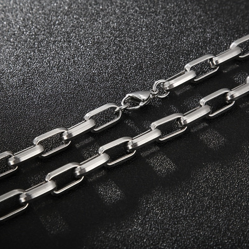 1pc Fashion Hip hop Y2K Style Mens' Double Layered Weaving 304L Stainless Steel Bracelet - Allergy Free, Long-Lasting Durability, Never Fading, Durable and Resistant to Corrosion